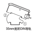 35mm寬的DIN導(dǎo)軌