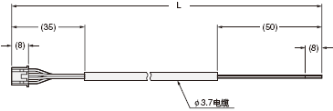 CN-14A(-R)-C□ 帶連接器電纜(另售)