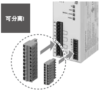 采用分離式端子座,減少維護(hù)工作量