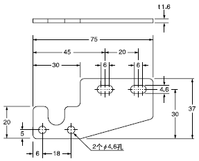 MS-NA2-1 傳感器安裝支架(另售)