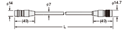 HL-C1CCJ□延長電纜